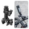 Universal Single Clamp Holder With Full Circles Movement For Action Camera On Motorcycle Bike Bar