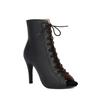 Lace-up Short Boots JAZZ Cool Boots Women's Heels Fish Mouth Dance Shoes Stiletto Jazz Dance Large Size High Heels