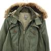 Armani Exchange Military Faux Fur Mod Coat L Khaki Women Used