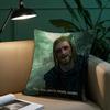 Hey Du Du bist endlich aufgewacht Skyrim Meme Kissenbezug Gemütlicher Plüsch-Kissenbezug Beidseitig bedruckt – Wohngeschenk für Schlafzimmerdeko