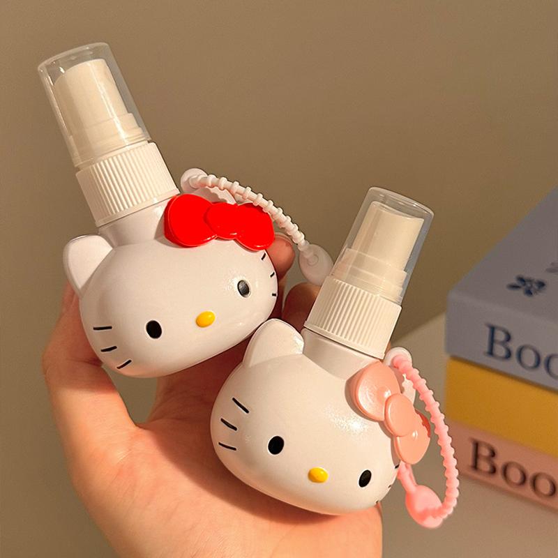 Kawaii Anime Sanrio 50Ml Spray Bottle Kuromi Cinnamoroll My Melody Student Travel Portable Cosmetics Perfume Alcohol Press Bottl