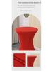 High-End Elastic Table Cover for Banquets & Weddings - Round Cocktail and Bar Skirt