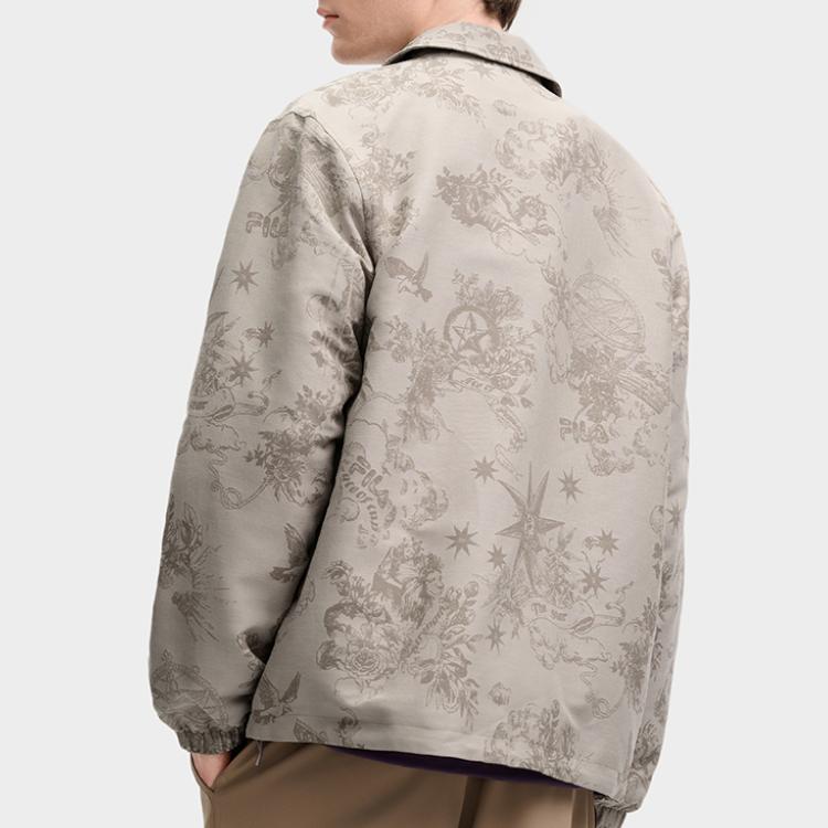 New FILA Jacket Men's All Over Print F11M518708FZA