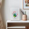 Family Handprint Paint Set DIY, Baby Handprint Gift For Mom, Parents, Grandparents, 6 Safe And No Poison Paints1ml