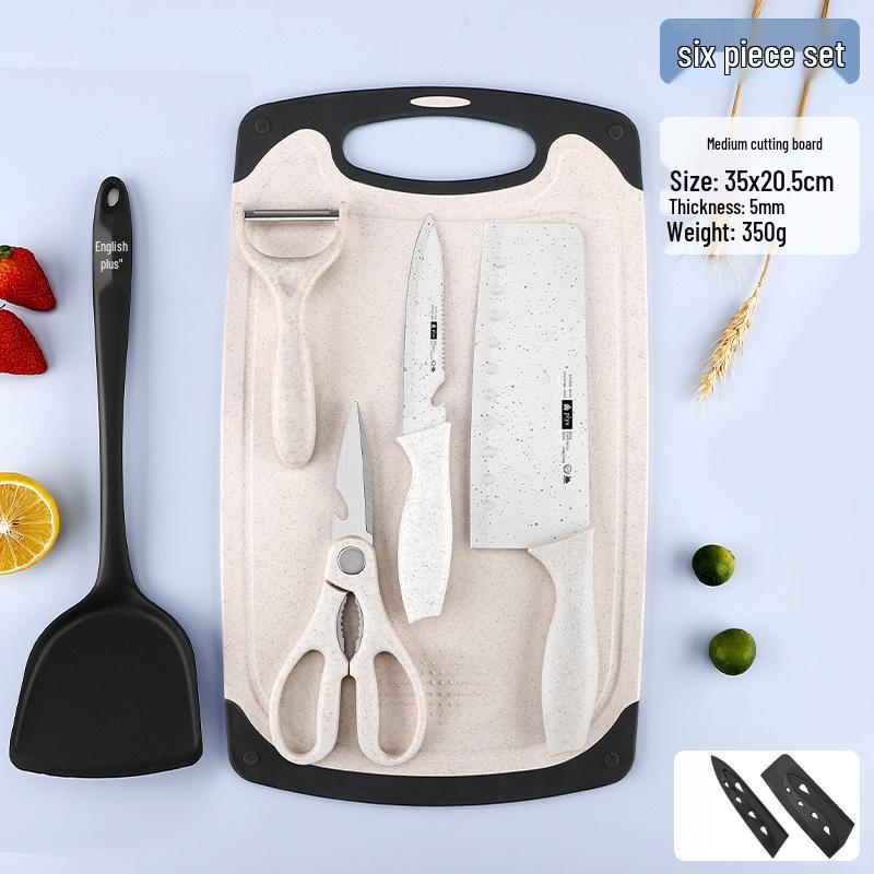 2-in-1 Küchenmesser & Schneidebrett Set für die Zubereitung von Babynahrung – Mehrere Stile erhältlich