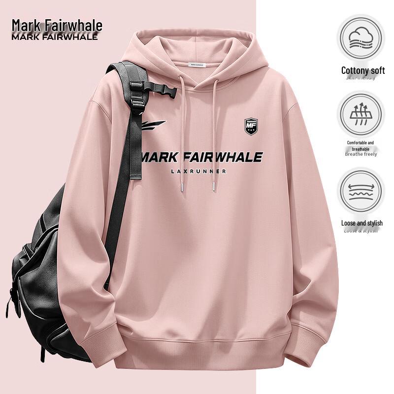 MARK FAIRWHALE Men's Oversized Hooded Sweatshirt