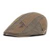 New Men Beret Fashion Embroidery Flat Cap Summer Visor For Male Fashion Vintage Cotton Casual Berets Adjustable