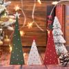 3PCS Wooden Christmas Tree Ornament Multi-Purpose Christmas Tree Wood Sign Desktop Vertical Tree Ornaments for Home Office Decor