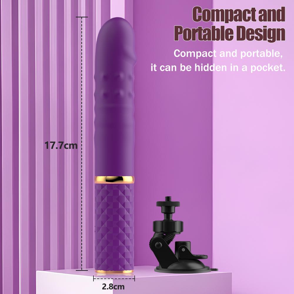 Beginner Telescopic Sex Machine Dildo Vibrator G Spot Automatic Up Down Massager With Suction Cup Vaginal  Stimulator Sex Toys