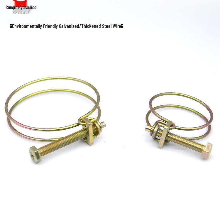 Galvanized Double Steel Wire Clamp for Hoses