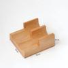 Creative Wooden Sushi Display Plate Rectangular Molecule Cuisine Display Rack Restaurant Food Specialty Display Tableware