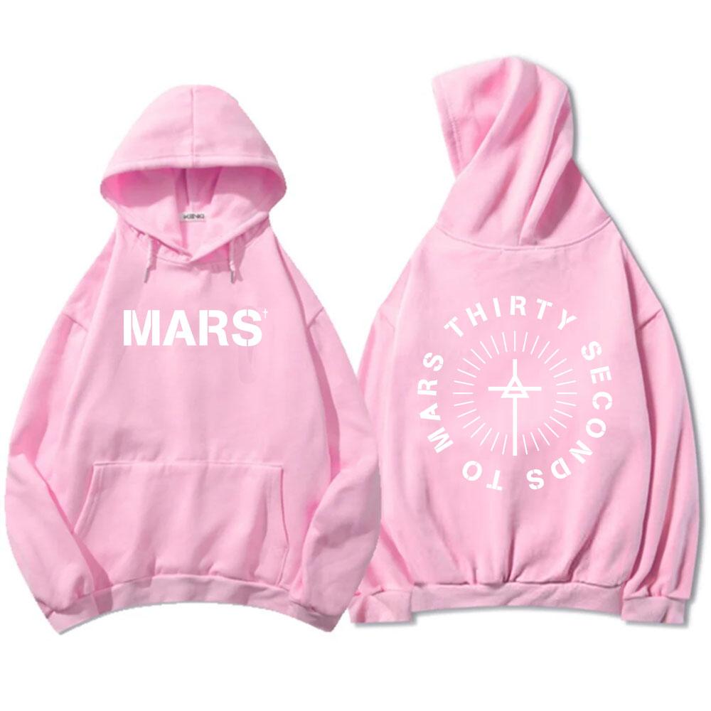 Thirty Seconds To Mars Hoodies Long Sleeve Fashion Hooded Sweatshirts Casual Rock Unisex Streetwear Mens
