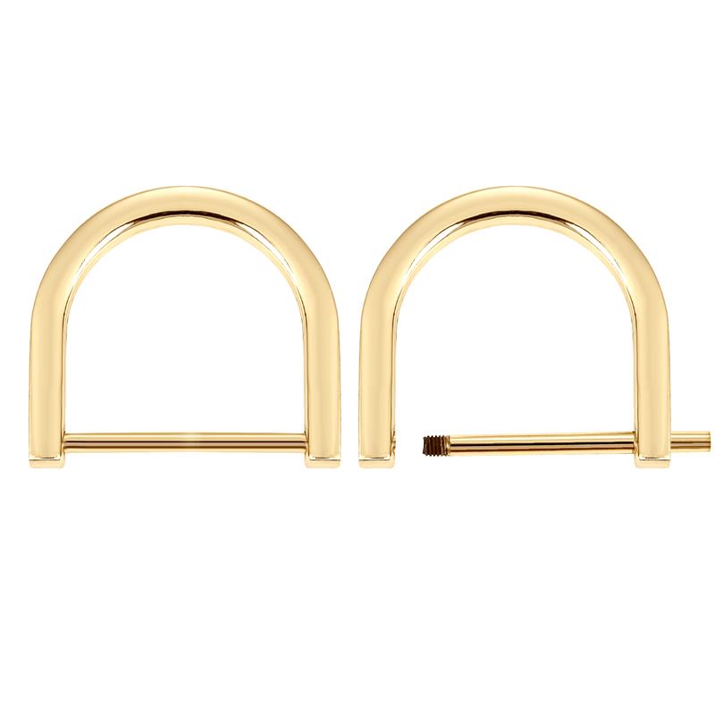 Metal D Ring D-Rings Buckle For Belt Handbag Strap Bag Hardware Sewing Accessories 10mm 15mm 20mm 25mm 32mm