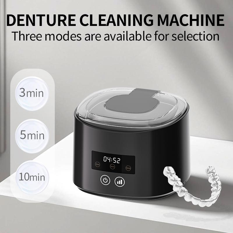 Machine de nettoyage ultrasonique rechargeable par USB 50 kHz pour appareils dentaires Multifonction pour gouttière invisible Dentier Et Soin des Bijoux
