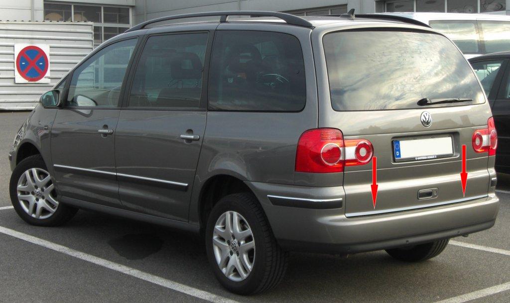 

Кромка багажника (нерж.) для Ford Galaxy 1995-2006 гг
