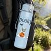 1PC Spooky Vibes Ghost Pumpkin 750ml Color Plastic Sports Water Bottle Leakproof Flip Straw Lid Suitable for Sports Office Home Use