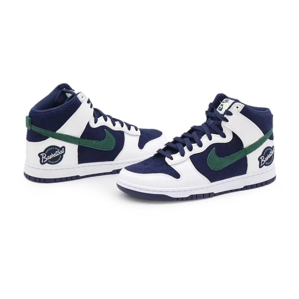 DH0953-400 Nike Dunk High EMB College Navy Sports Specialties Green (Men's)