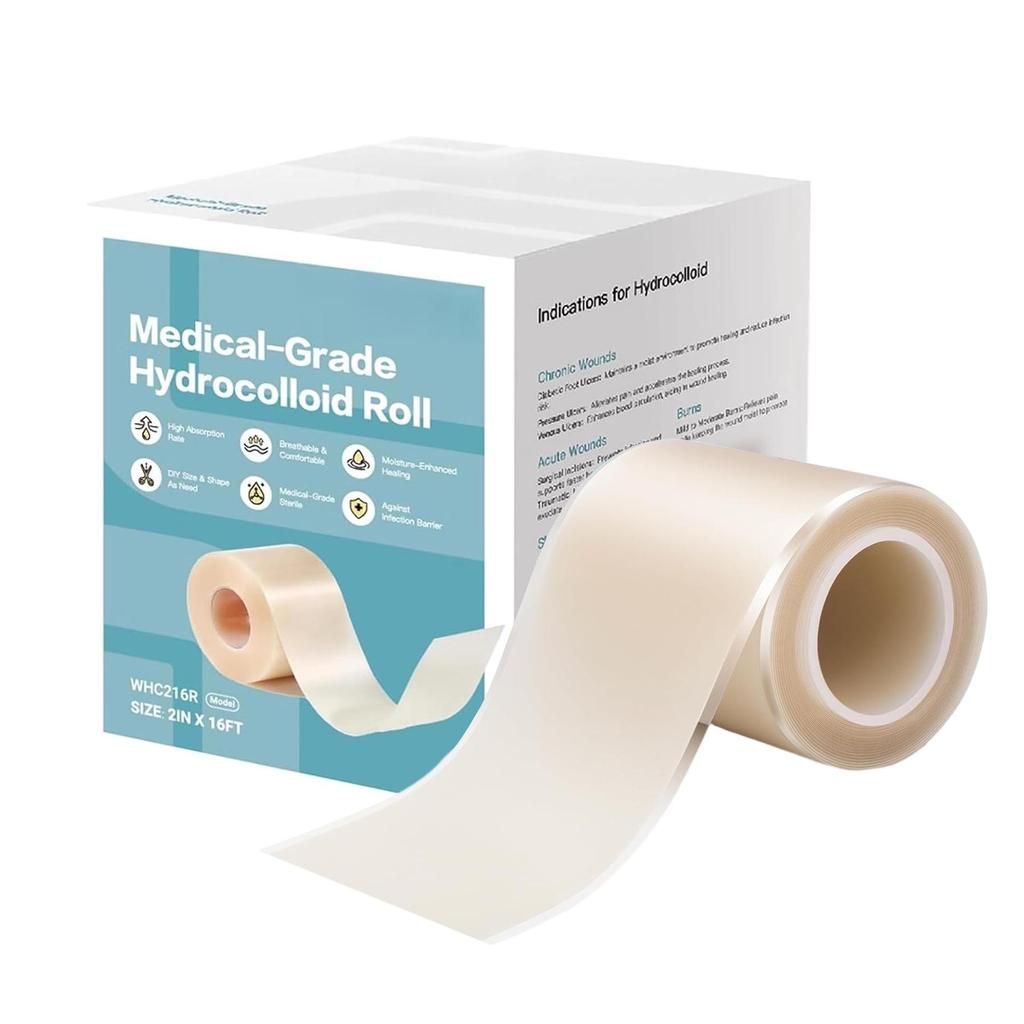 Waterproof Hydrocolloid Bandage Roll for DIY Wound Care
