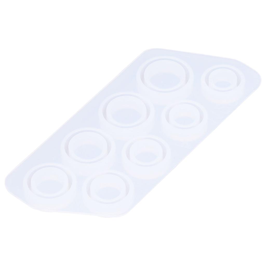 Silicone Mold DIY Unique Crystal Epoxy Ring Transparent Silicone Mold Decoration