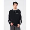 Wassup Sports Retro Three-Stripe Letter Sweatshirt for Men, New Autumn and Winter American Casual Loose Round-Neck Top