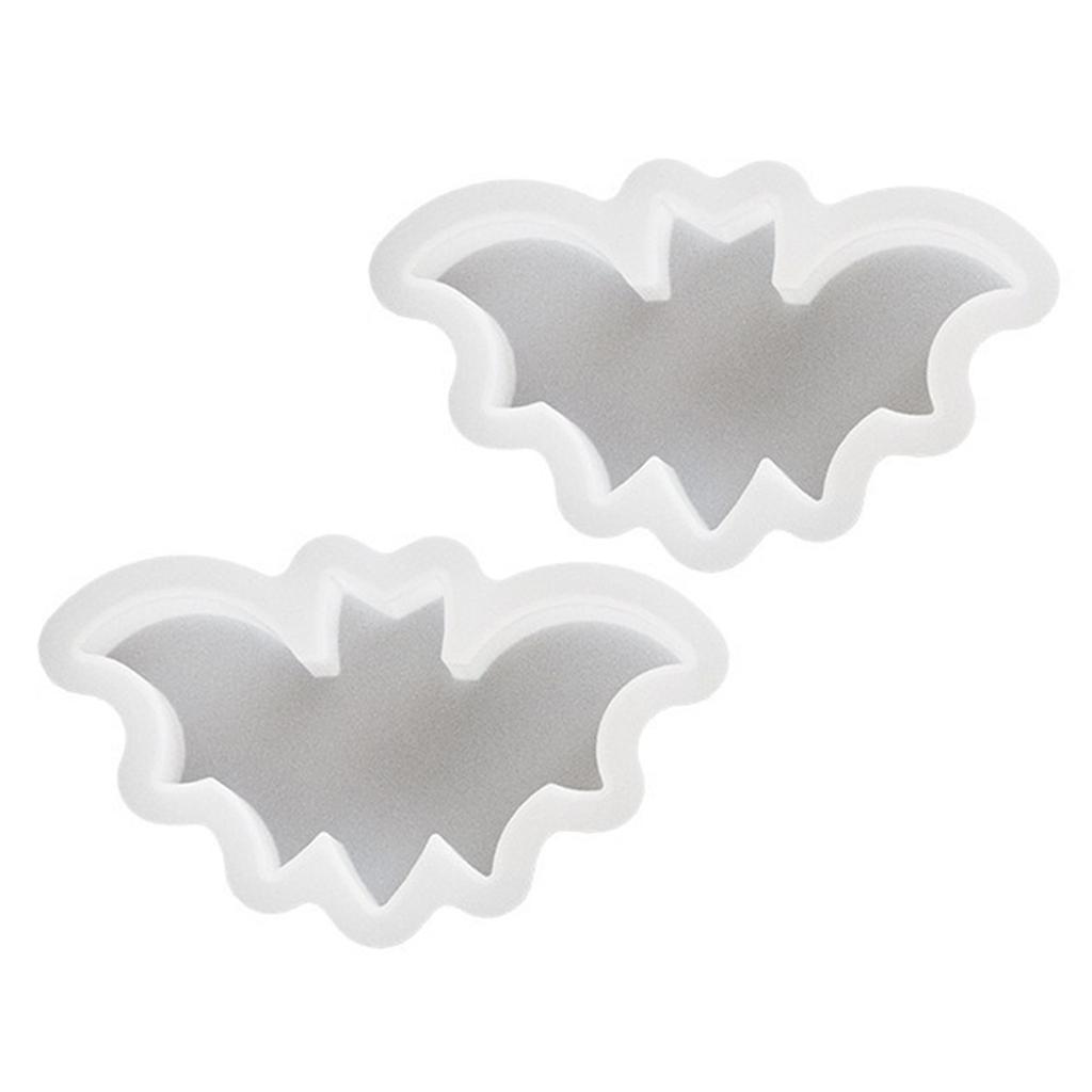 2Pcs Halloween Pumpkins Skull Bat Coffin Silicone Molds for Epoxy Resin Candle Soap Concrete Cement Silicone Moulds