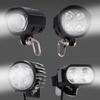 36-72V Światło do Roweru Elektrycznego z Klaksonem 12W LED Przednie Światło do Hulajnogi Elektrycznej Wodoodporny Reflektor Rowerowy do E-Roweru