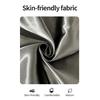 3Pcs Luxury Satin Fitted Sheet Set Soft Comfortable Breathable Solid Color Bedding Mattress Protector Set for Double Full Size
