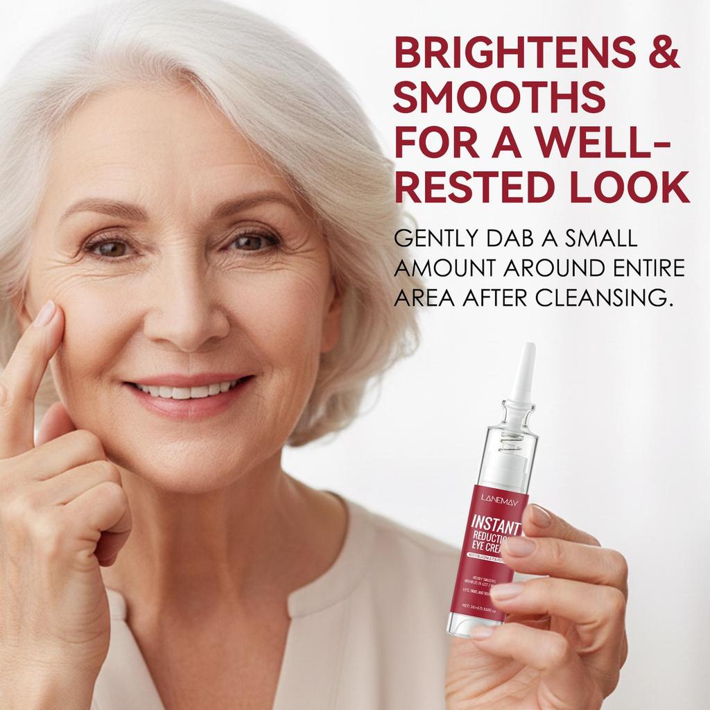 Instant Reduction Eye Cream-Firming & Lifting-Improve Skin Elasticity-Smoothing The Skin Around The Eyes-Suitable For All Skin Types, 10g
