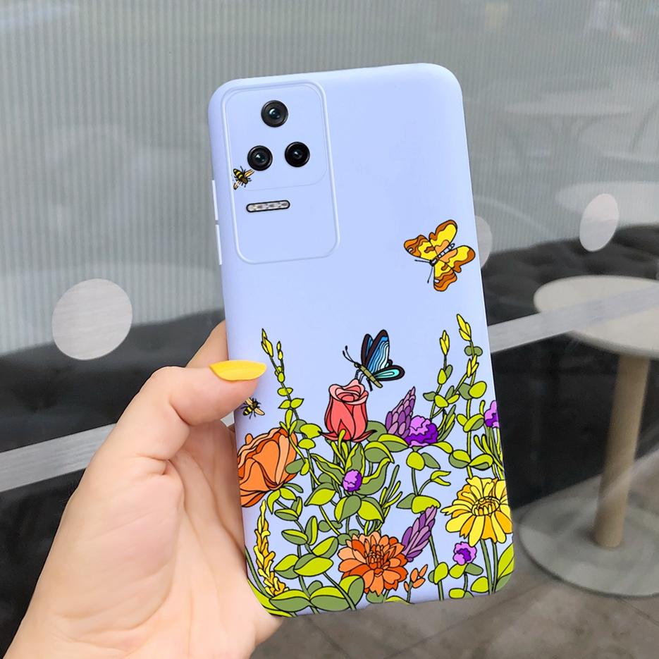 Für Xiaomi Poco F4 Hülle Buntes Kunstmuster Rückseite Für Xiaomi Poco F4 GT PocoF4 Handyhülle 6,67'' Weiches Silikon Fundas Capa