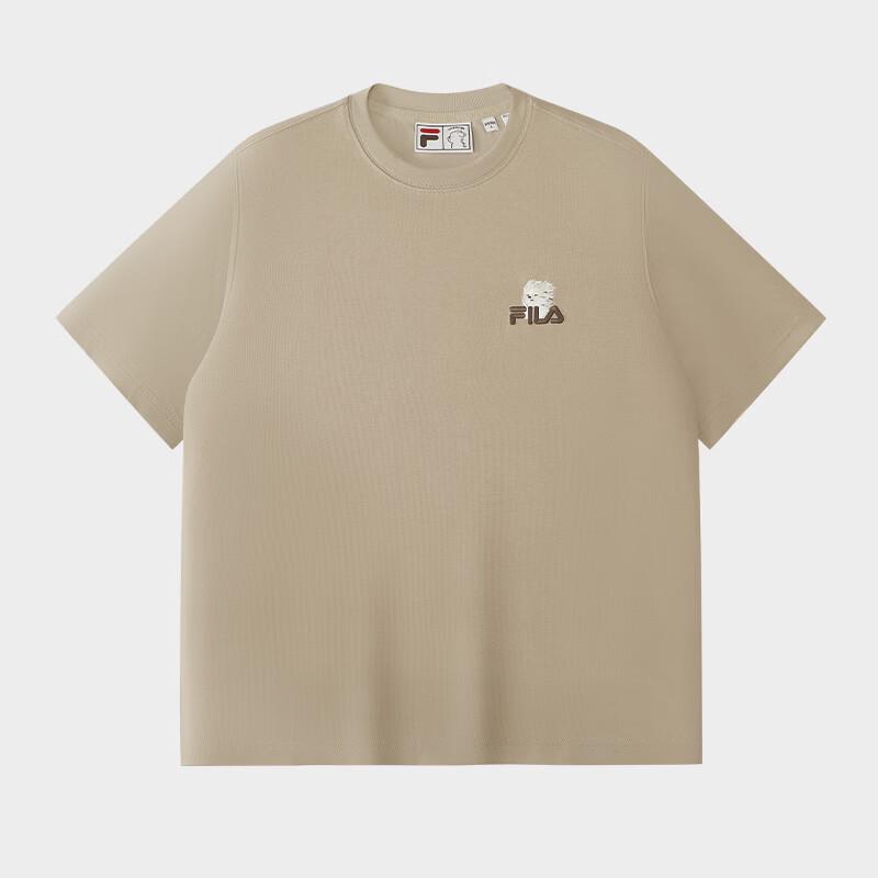 FILA FUSION Sketchy Puppy Knit Short Sleeve T-Shirt XL
