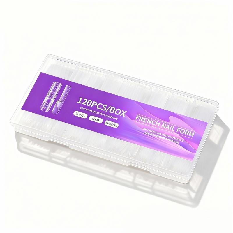 Nail Forms Nail Extension Kit  with Scale Lines Nail Mold Lightweight Natural ShapeManicure Tools for Daily Use