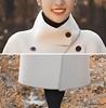 2025 Autumn/Winter Women's Wool Coat - Korean Hepburn Style with Stand-Up Collar