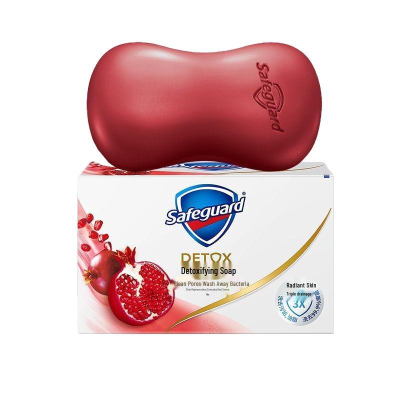 Jabón Familiar Safeguard Aroma a Granada – Aroma Duradero para Cara, Lavado de Manos y Baño