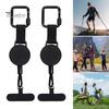 Anti-Theft Phone Tether with Belt Clip Retractable Steel Line Universal Locking Carabiner Prevent Drops Phone Leash for Travel Hiking