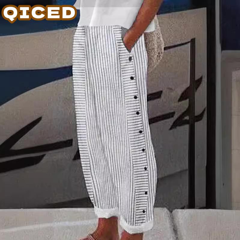 QICED Women's Fashion Casual Pants & Capris