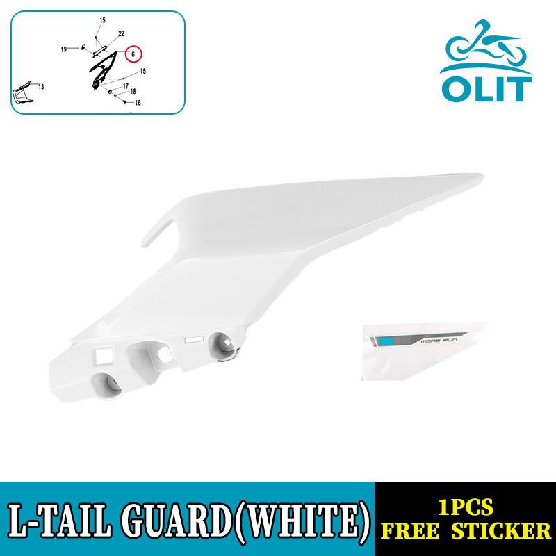 For CFMOTO 250SR-FUN Tail Guard Rear Tail Cover CF250 SR250 250SR CF250-6 Rear Guard Trim plate Motorcycle Original Parts