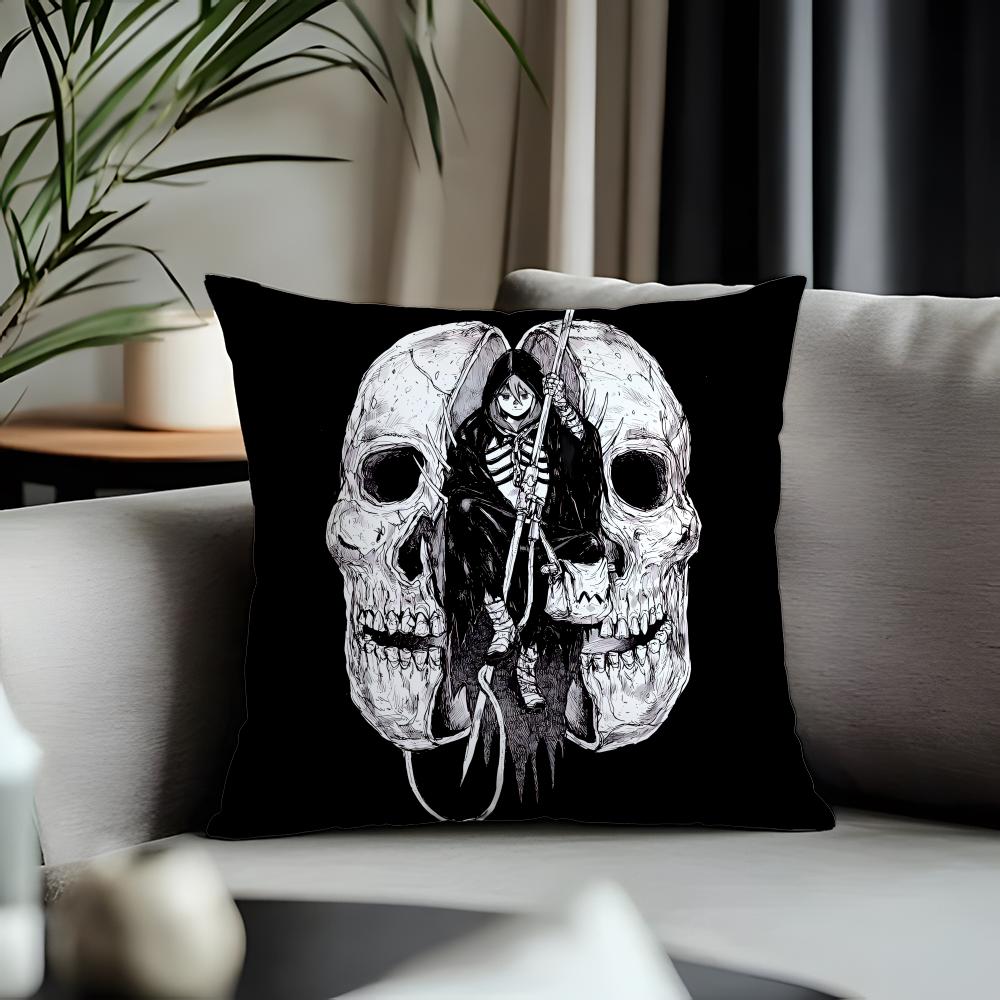 Trending DDai Darkied Cushion Cover Antidustmite Pillowcase Invisible Zipper Silky Short Plush Sofa Cushion Cover