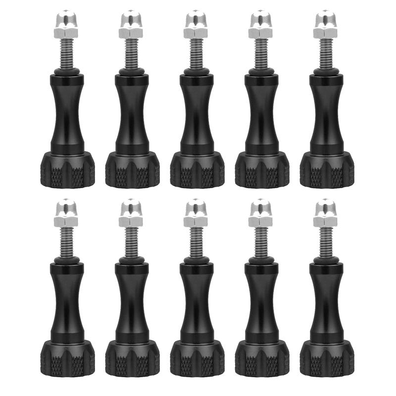 Aluminum Thumbscrew Set for GoPro Hero 13 12 11 10 9 8 7 Thumb Screw Bolts For Insta 360 X5 X4 DJI Osmo Action 3 4 5 Pro Camera