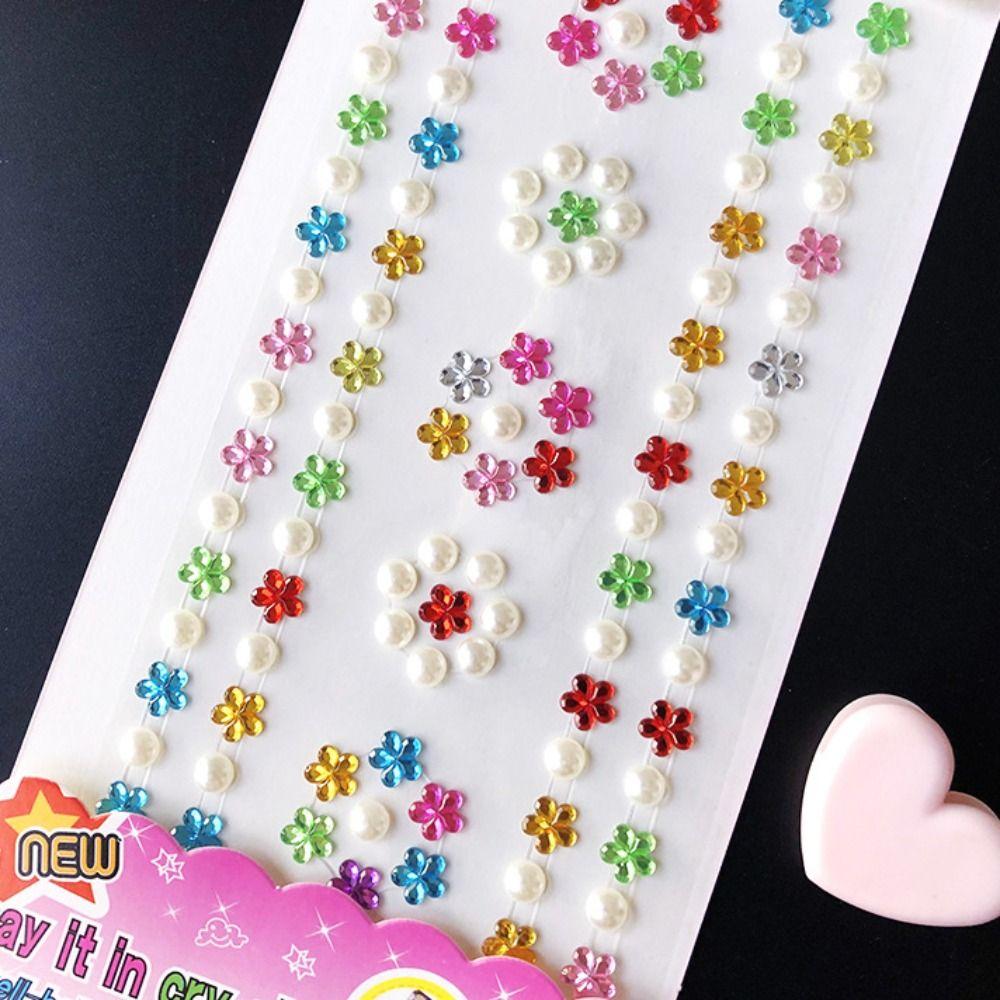 DIY Mobile Phone 3D Gem Stickers Scrapbooking Crystal Rhinestone Sticker  Children Toy