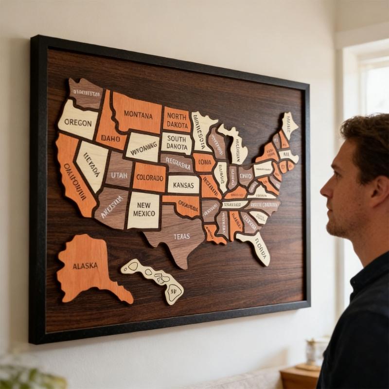 Distinctive Country Themed Wood Game For Family Time And Presents