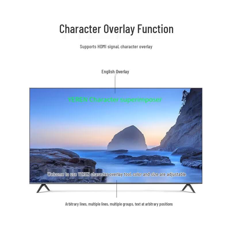 Yeren HD Character Subtitle Overlay Processor