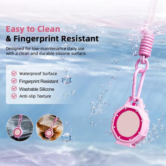 Soft Silicone Watch Protective Case Lightweight Octagonal Bumper Case with Strap