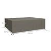 Large Square Patio Garden Furniture Set Cover 600D Oxford Waterproof, 230 X 230 X 70cm, Grey