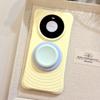 Cute Macaron Color Silicone Magnetic Air Cushion Stand Foldable Desktop Support Pad With Adhesive Backing For MagSafe