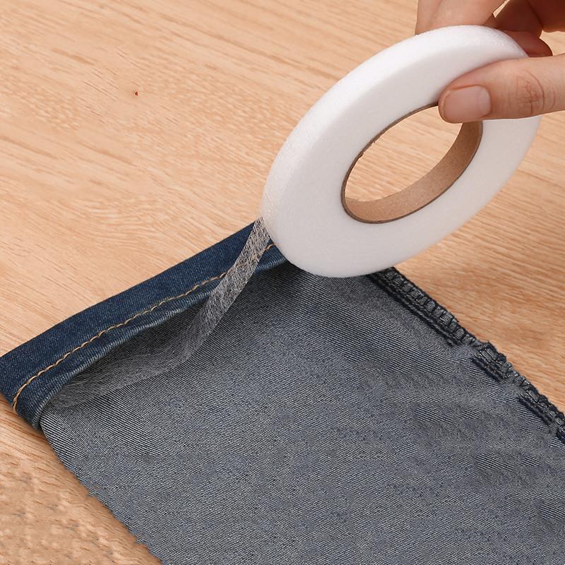 1 Roll 70 Yards Double-sided Interlining Adhesive Fabric Clothes Iron On Hem Tape Interlining Web DIY Sewing Patchwork Acces