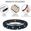 Steering Wheel Cover for Men Women Universal Car Accessories 15  Blue Butterfly