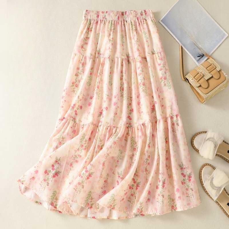 

Летнее женское клетчатое платье из хлопка и льна M розовый