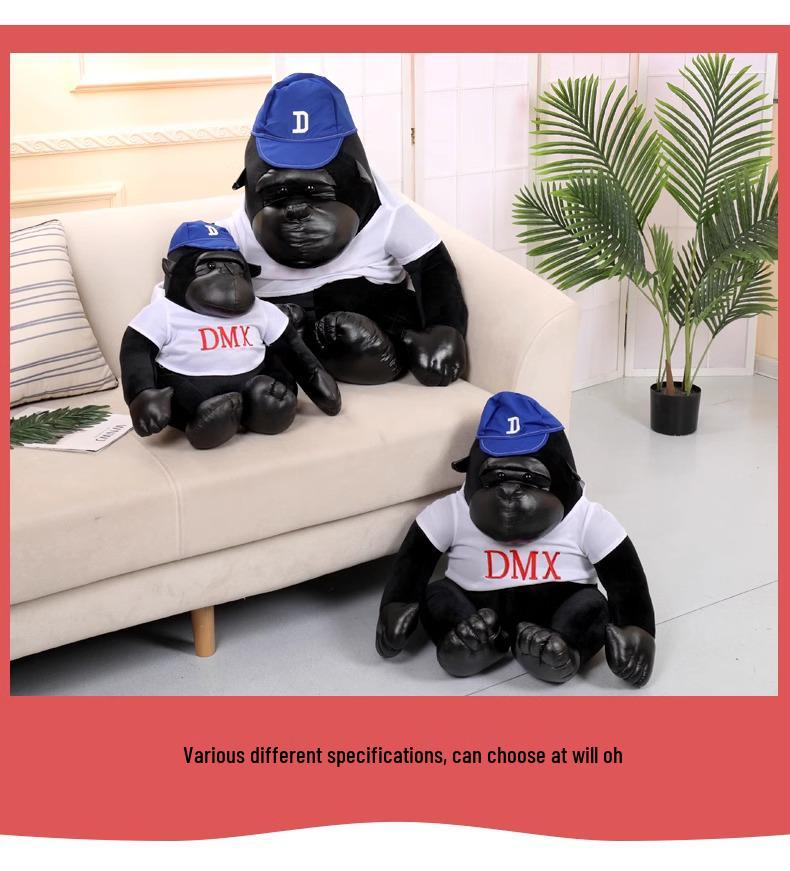 Jucărie de pluș mare Gorilă King Kong Neagră - Co-pilot Creativ Păpușă Maimuță Anime