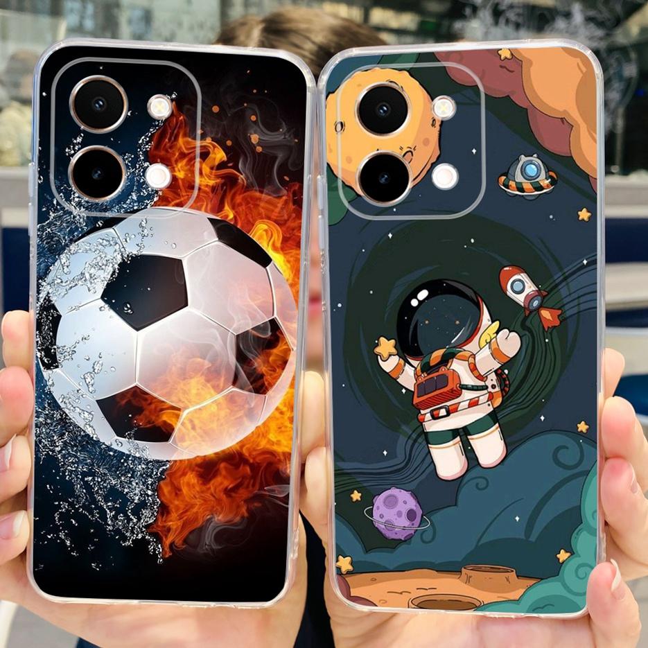 Für Vivo Y28 4G Hülle V2352 Niedliche Bemalte Abdeckung Weiche Silikon TPU Handyhülle Für Vivo Y28 Y 28 VivoY28 4G Fundas 6.68'' Coque Capa
