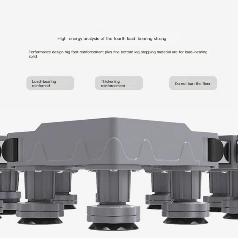 Universal Base Washing Machine Stand Lifting Fridge Base Multi-functional Adjustable Base for Dryer Refrigerator Washing Machine